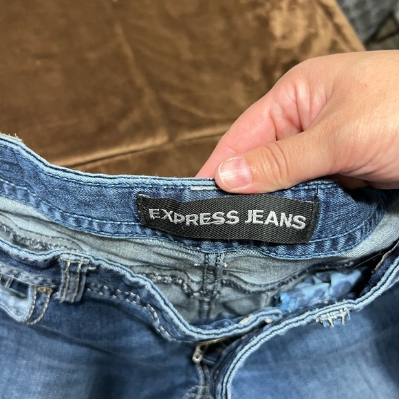 Woman’s size 10R Express jeans - Picture 6 of 10